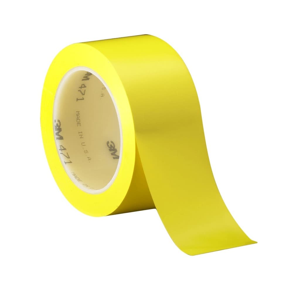 Imagen - CINTA 3M PVC DEMARCATORIA 471 AMARILLA 50MM X 30M 39131