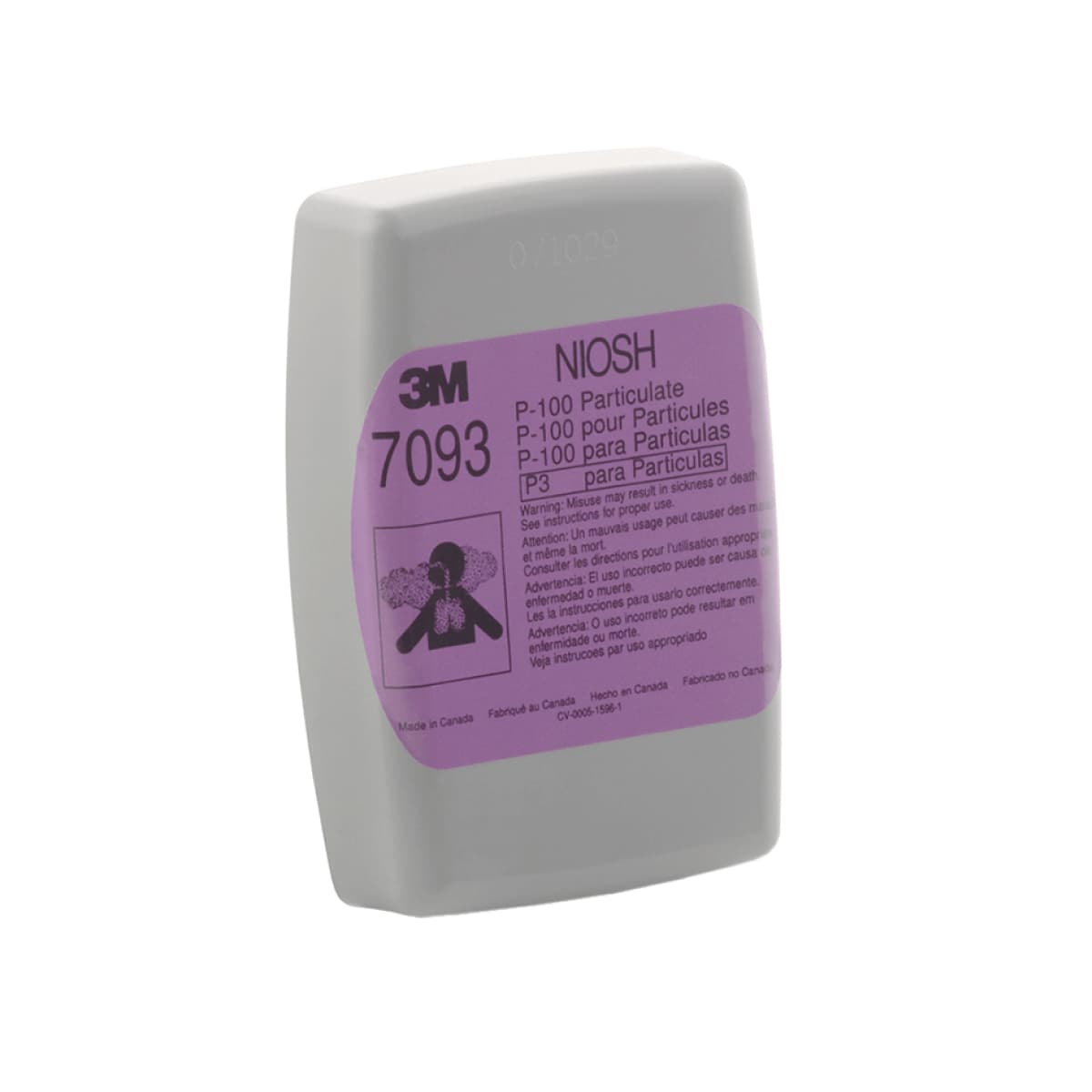 Imagen - FILTRO 3M 7093 P100 P/PART. S6000-70 41295