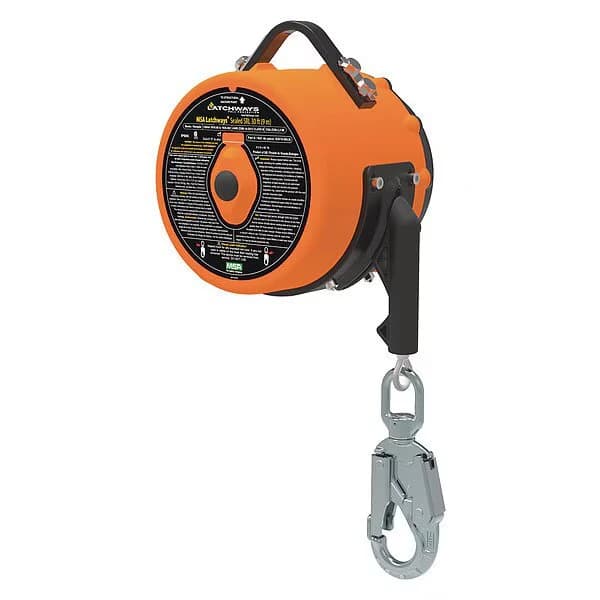 Imagen - RETRACTIL MSA SELLADA 9 MTS 62810-00US CABLE ACERO INOX GANCHO 21MM