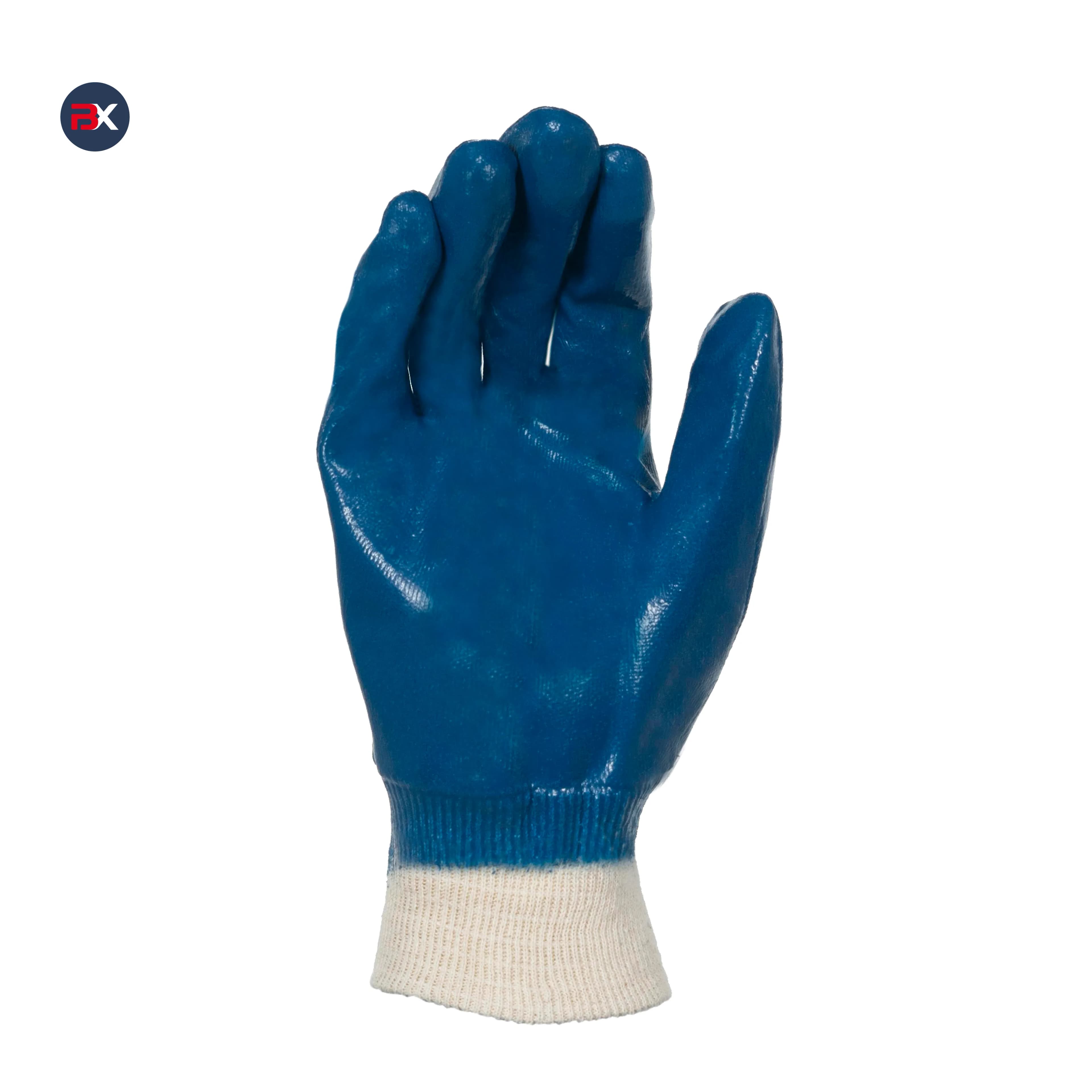 Imagen - GUANTE BILVEX NITRILO PESADO B/C P/TEJ AZUL LEGEND FIT